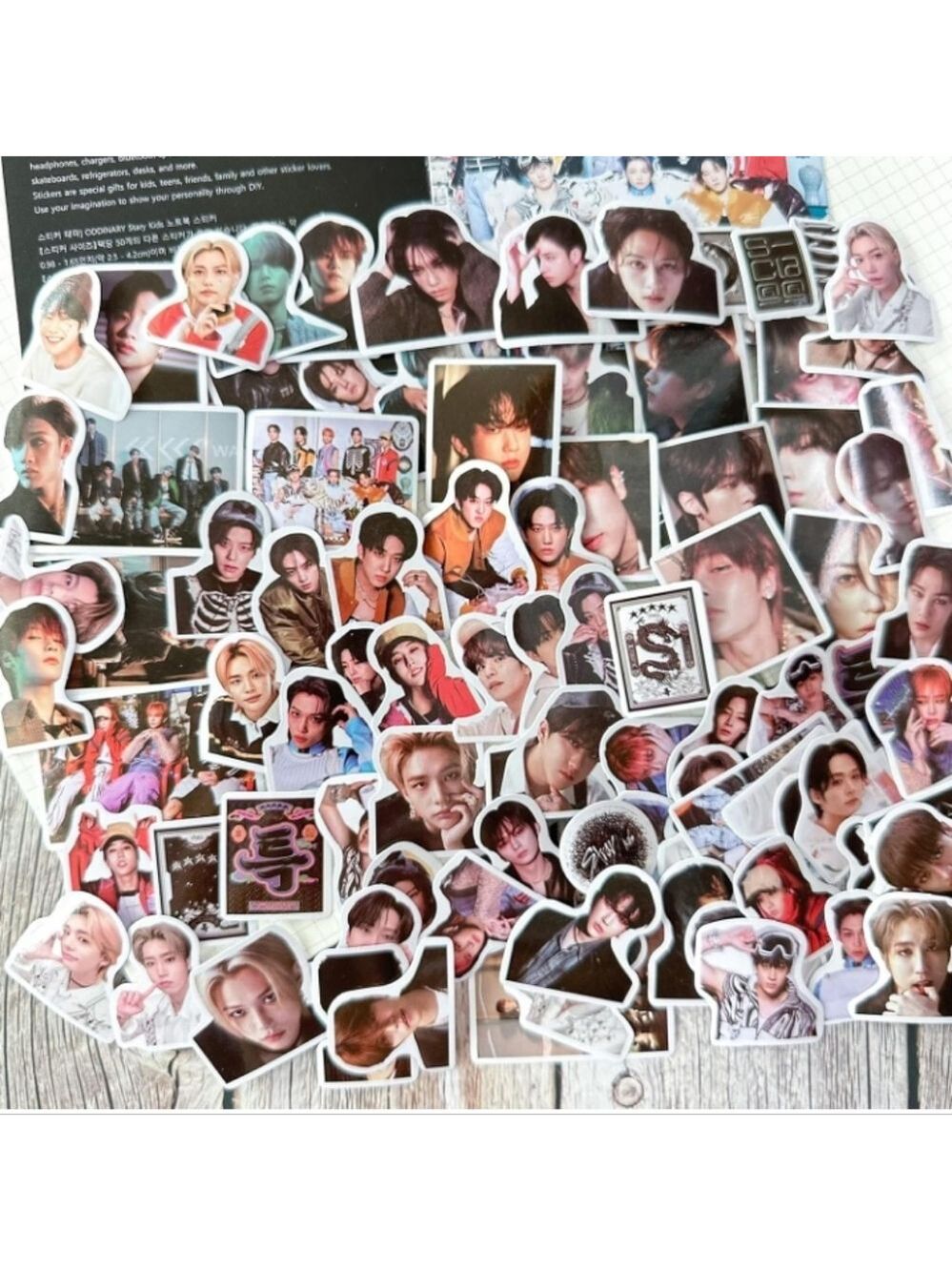 2/$10  40 Piece K-Pop Stray Kids Sticker Set